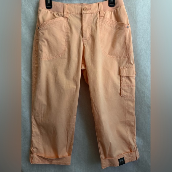 Lee Pants - LEE  Peach Nectar Cargo Capri Pants